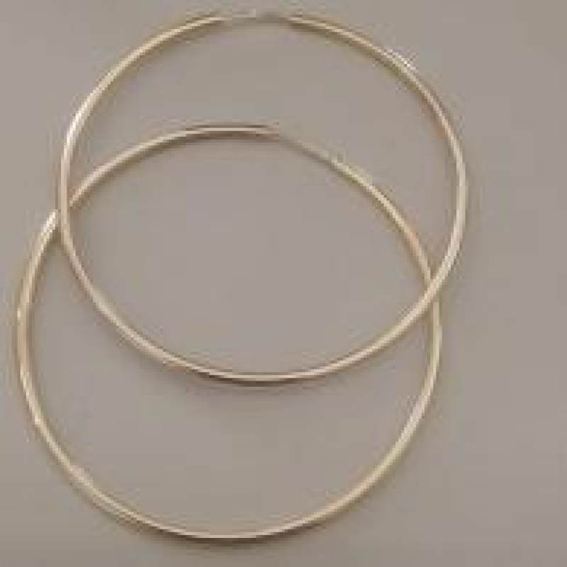 ARGOLA FO FIO TUBO  FECHO INVISIVEL 6CM 1,6MM