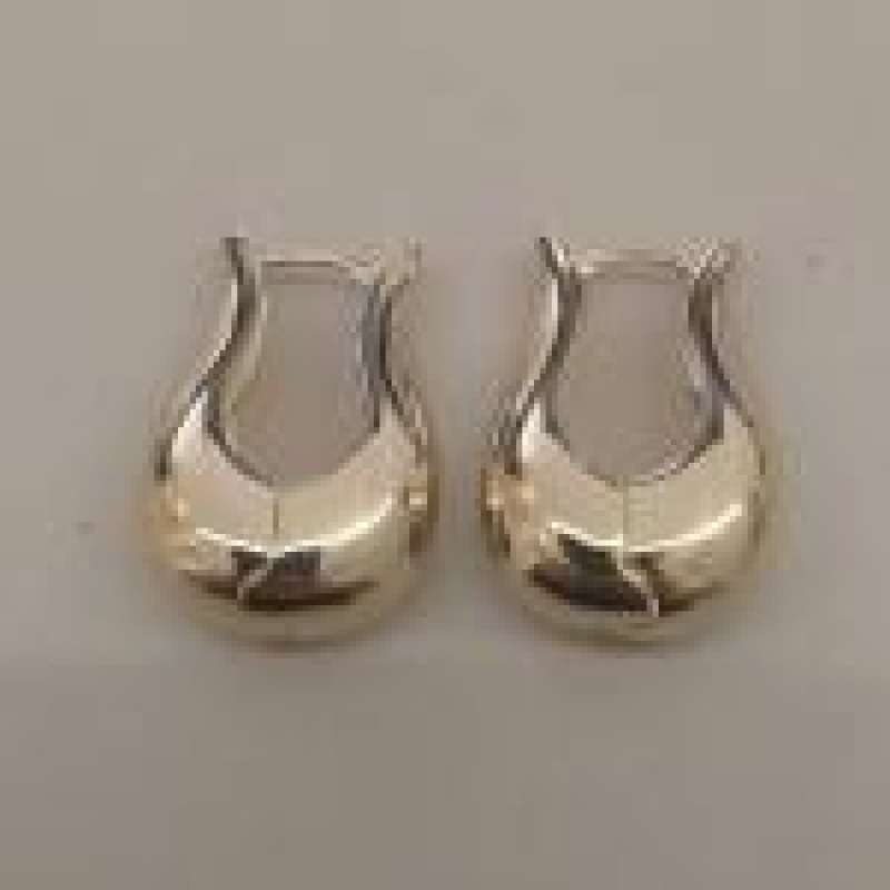 ARGOLA FO LISA CLICK OVAL GOTA P