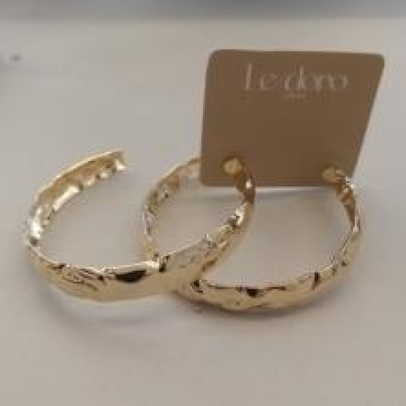ARGOLA FO  MARTELADO 4CM 6MM