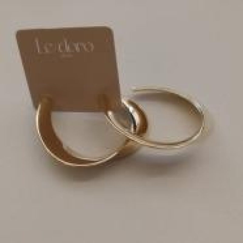 ARGOLA FO TORCIDA LISA ESPELHADA 32MM
