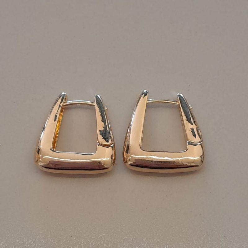 ARGOLA LISA GEOMETRICA 16MM