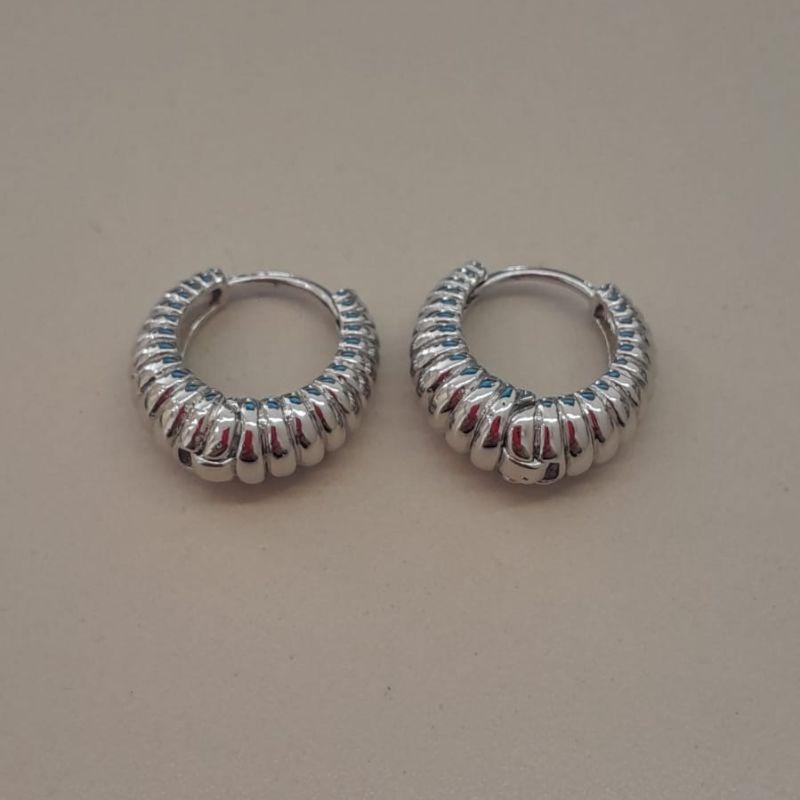 ARGOLA RB RISCADA CLICK18MM