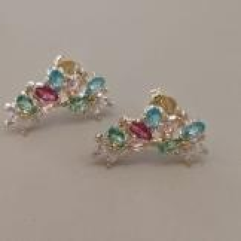 BR FO EAR CUFF COLORIDO ZIRC