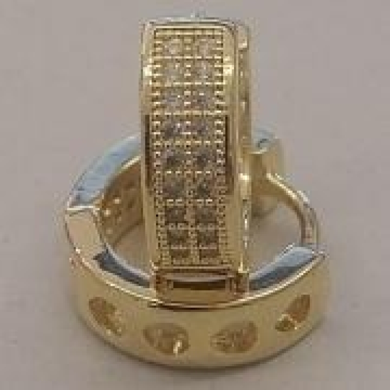BRINCO FO ARG 2 FIL CRAVEJ 10MM VERSO GOTA