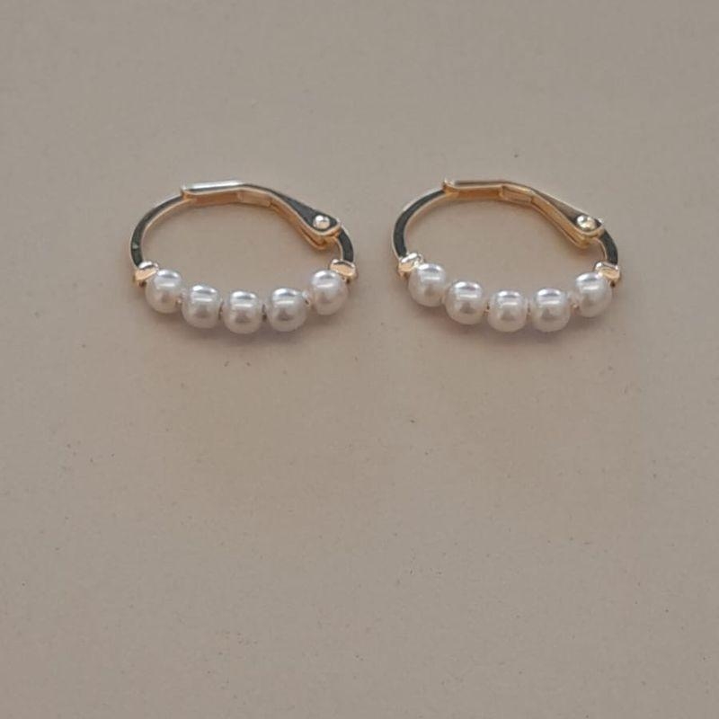 BRINCO FO ARG 5 PEROLAS 3MM