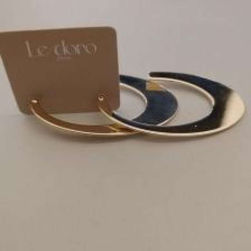 BRINCO FO ARGOLA  CHAPA LISA OVAL   4CM