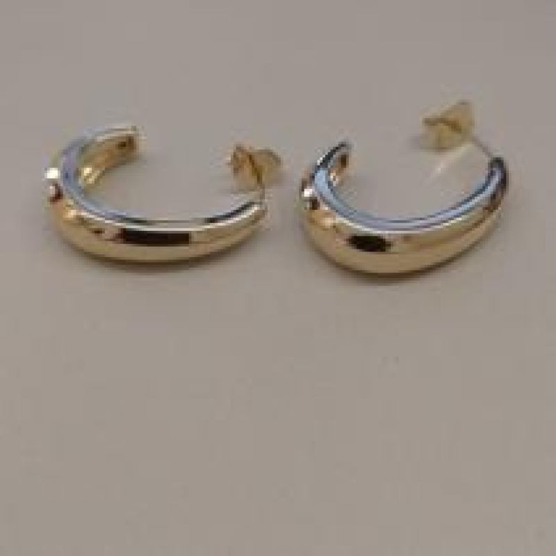 BRINCO FO ARGOLA GOTA LISA 26MM