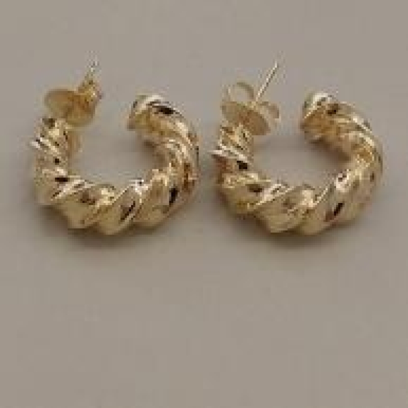 BRINCO FO ARGOLA TORCIDA 19MM X 6MM