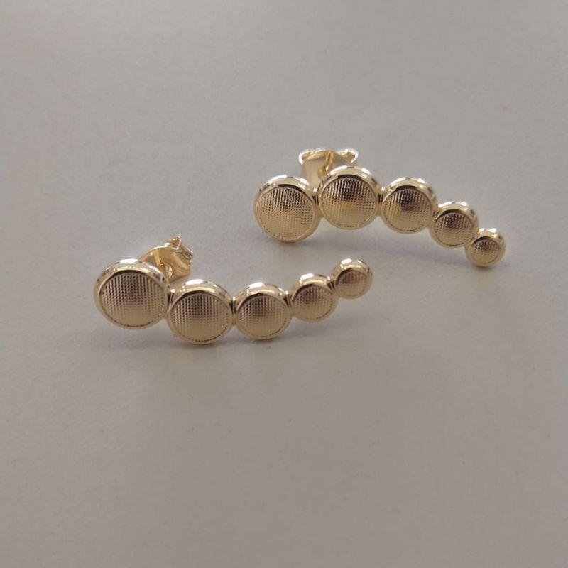 BRINCO FO EAR CUFF RDD  5 BOLA TRABALHADA