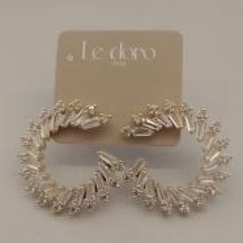 BRINCO FO EAR CUFF ZIRC BAGUETE CRISTAL 25MM
