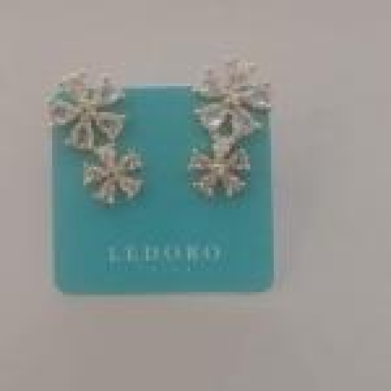 BRINCO FO FLOR DUPLA ZIRC GOTA