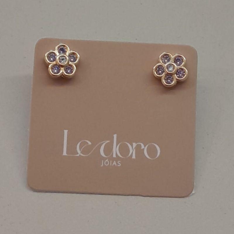 BRINCO FO FLOR LILAS 6MM