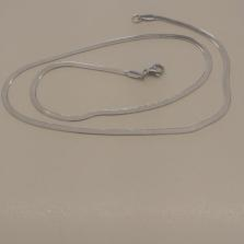 CHOKER AÇO FITA LISA 2,5MM 45CM