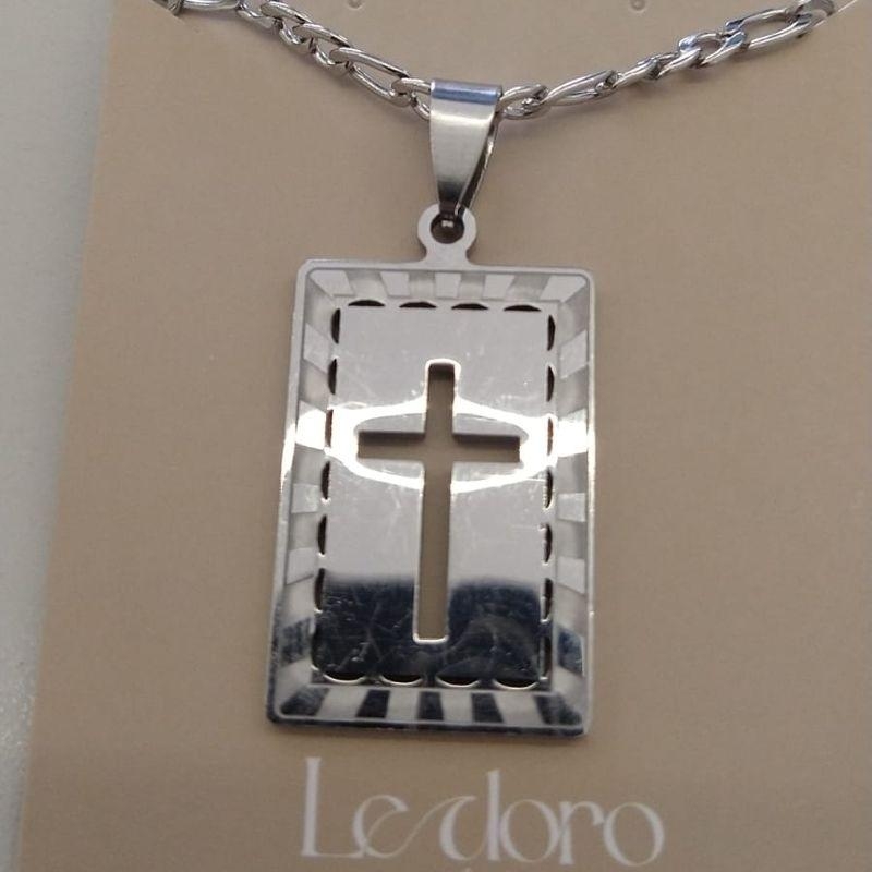 COL AÇO PLACA DESENHADA CRUZ CORR 3X1 70CM
