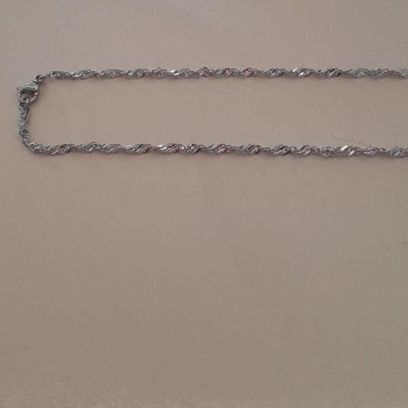 COLAR ACO SINGA PURA 2,5MM  40CM