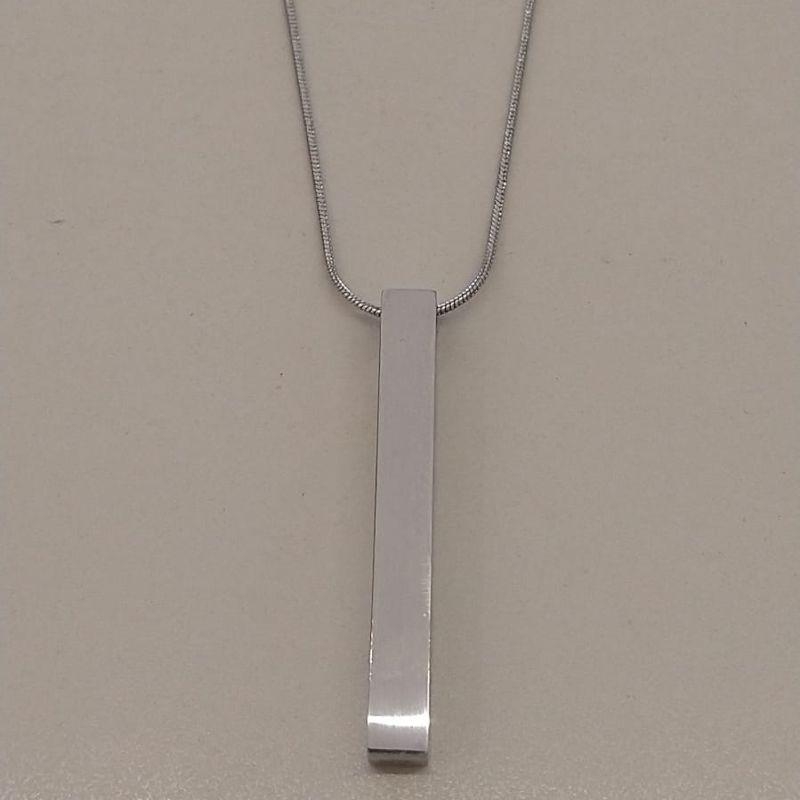 COLAR AÇO TUBO MASCULINO CORR RABO DE RATO 60CM