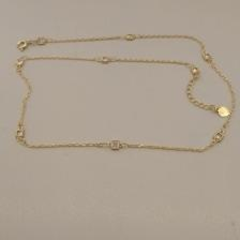 COLAR FO 9  ZIRC QDD 4MM CORR CADEADO 40CM + ALONG