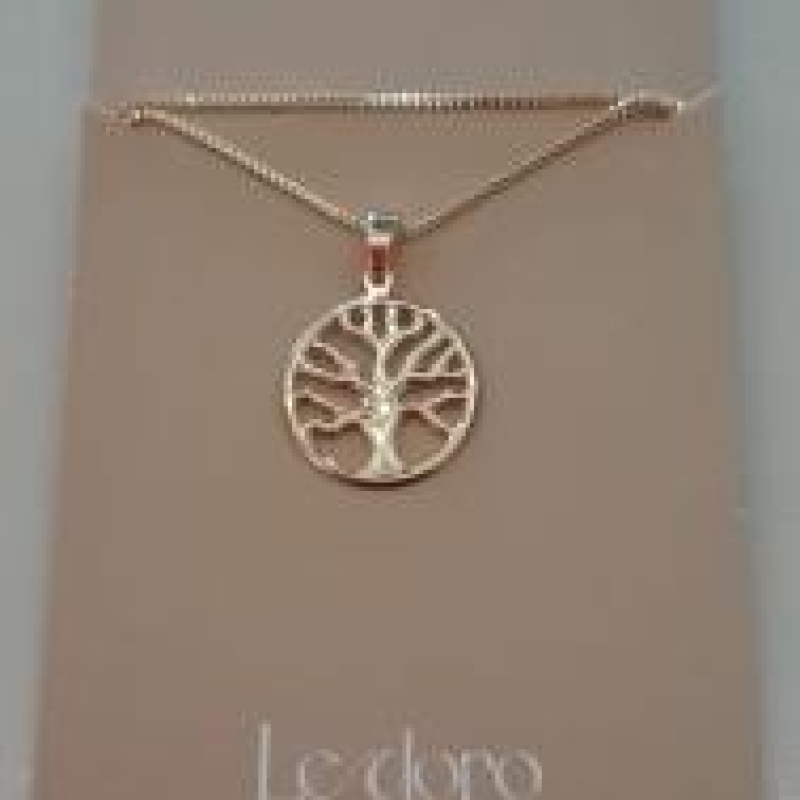 COLAR FO ARVORE DA VIDA LISO RDD 14MM CORR VENEZ 45CM+ALONG