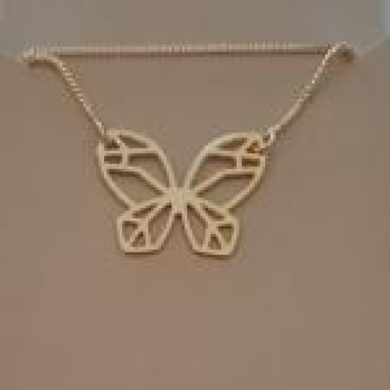 COLAR FO BORBOLETA LISA VAZ  20MM 45CM VENEZ