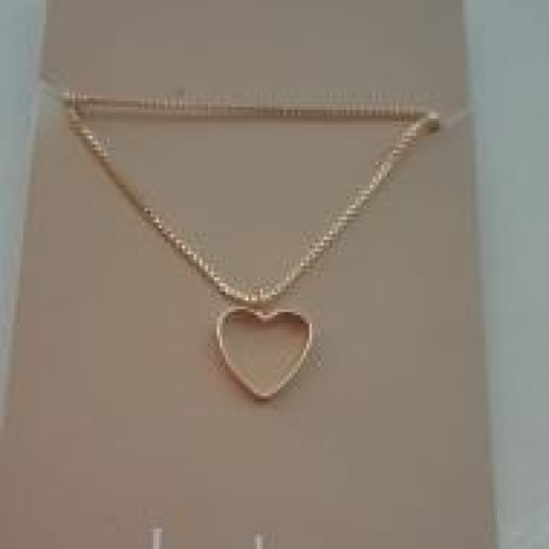 COLAR FO CORA LISO VAZADO 6MM CORR VENEZ 45CM