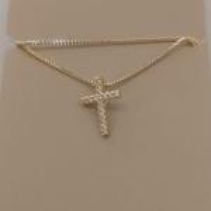 COLAR FO CRUZ CRAVEJ 10MM CORR VENEZ  45CM