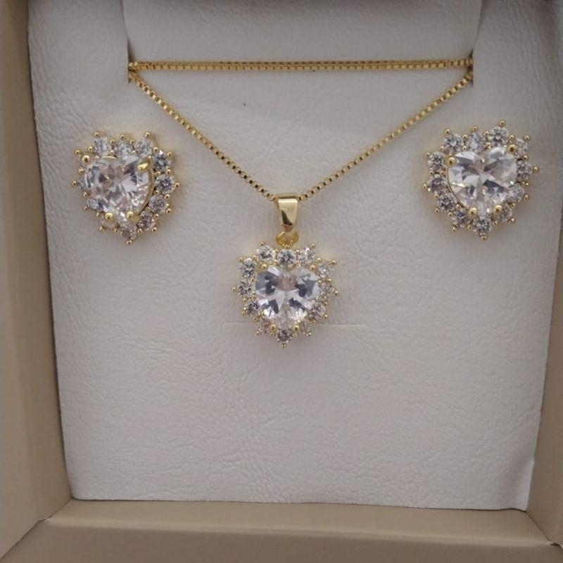 CONJ FO CORA ZIRC CRISTAL 13MM VENEZ 45CM