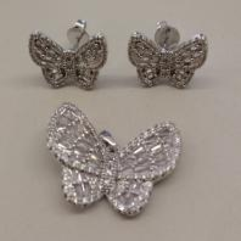 CONJ RB BORBOLETA CRAVEJADO CORR VENEZ