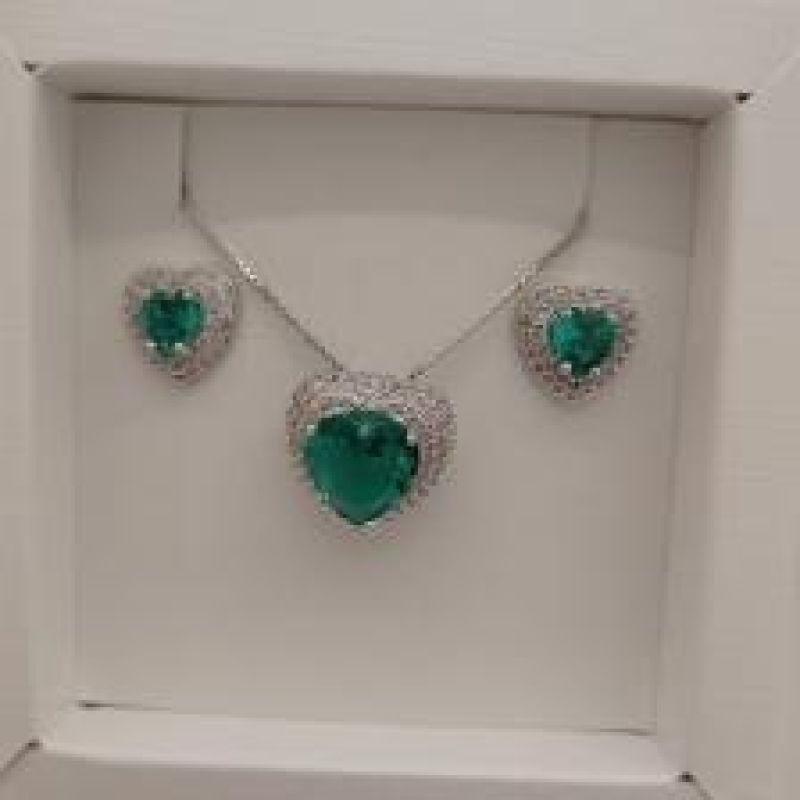 CONJ RB CORA VERDE CRAVEJ 2 FIL ELEVADO