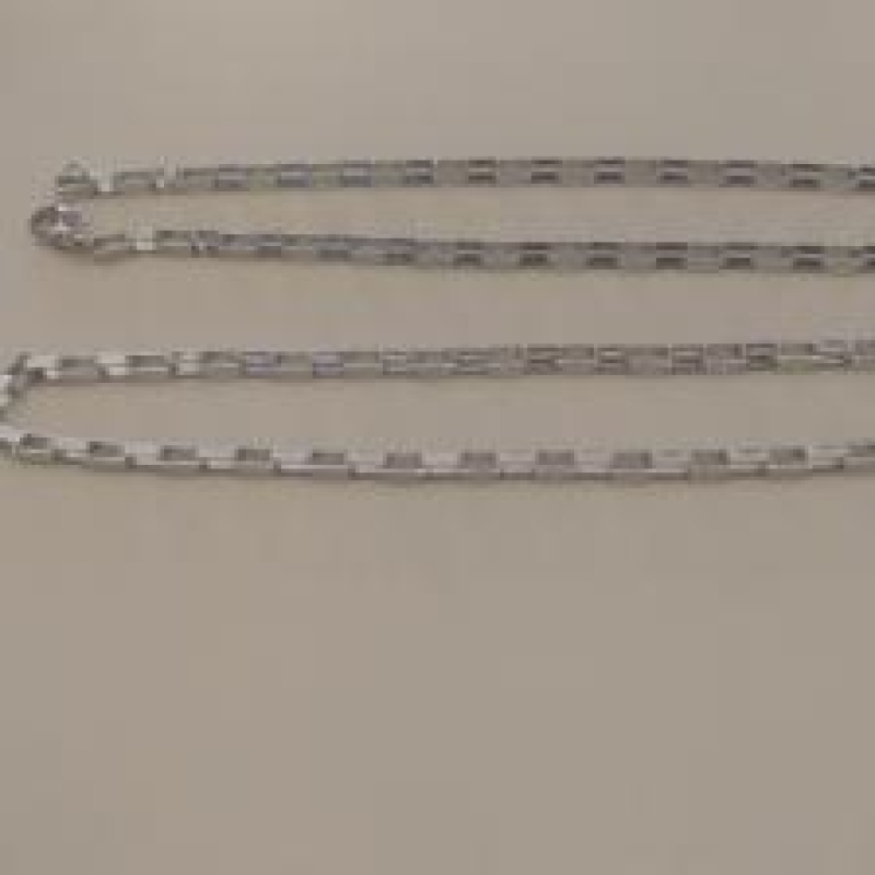 CORRENTE AÇO CARTIER LONGA 2,2MM 60CM