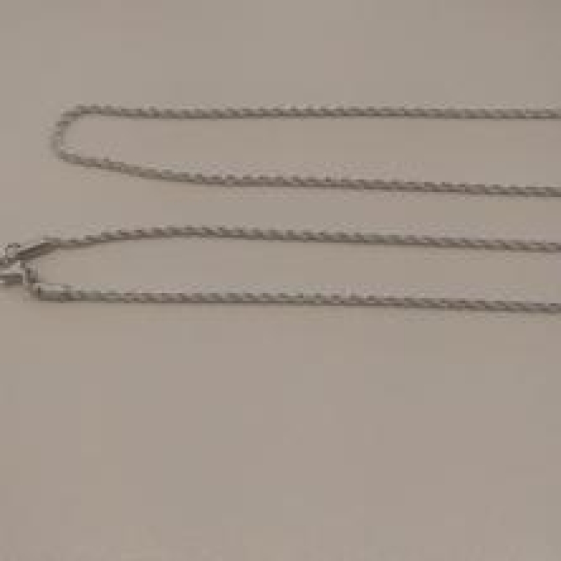 CORRENTE AÇO CORDÃO BAIANO FINO 1,8MM 70CM