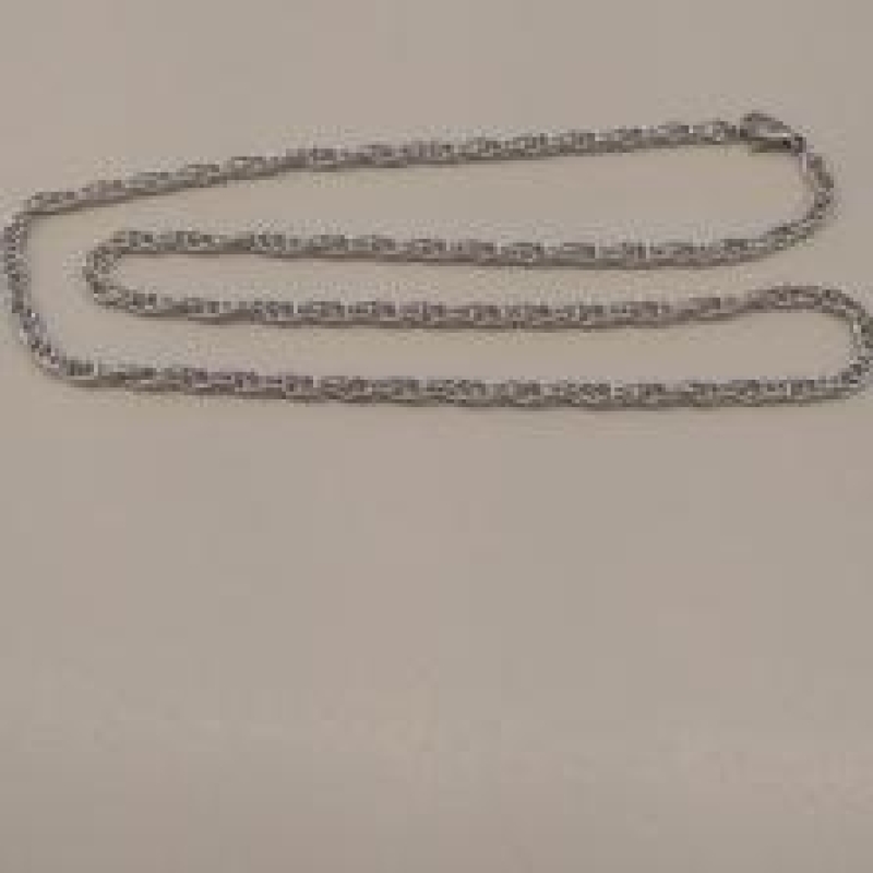 CORRENTE AÇO ELOS DUPLO 4MM 60CM
