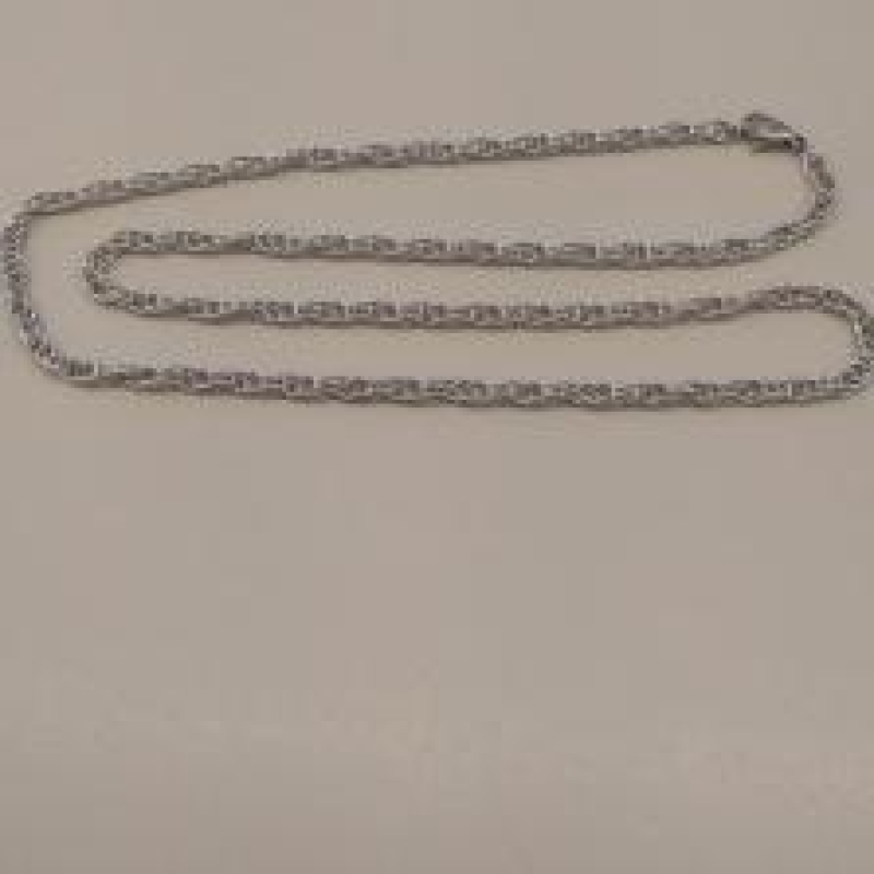 CORRENTE AÇO ELOS DUPLO 4MM 70CM