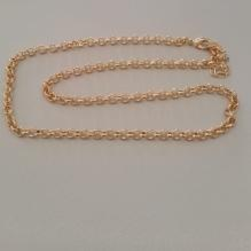 CORRENTE FO ELO PORTUGUÊS 3,5MM 40CM+ALONG