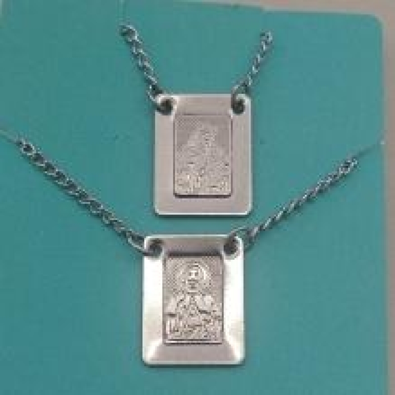ESC AÇO  PLACA SAGRADO CORAÇÃO MENINO JESUS CORR CADEADO 60CM