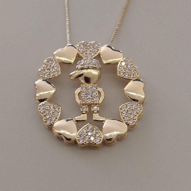MANDALA FO MENINO  6 CORA CRAVEJ 6 CORA LISO 32MM