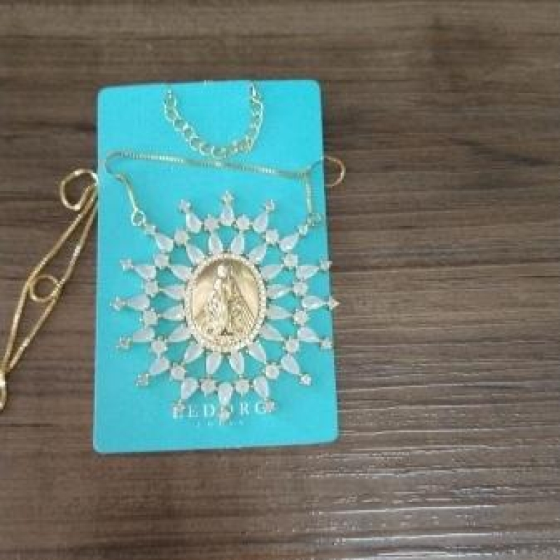 MANDALA FO NS DAS GRAÇAS ZIRC GOTA ROSA