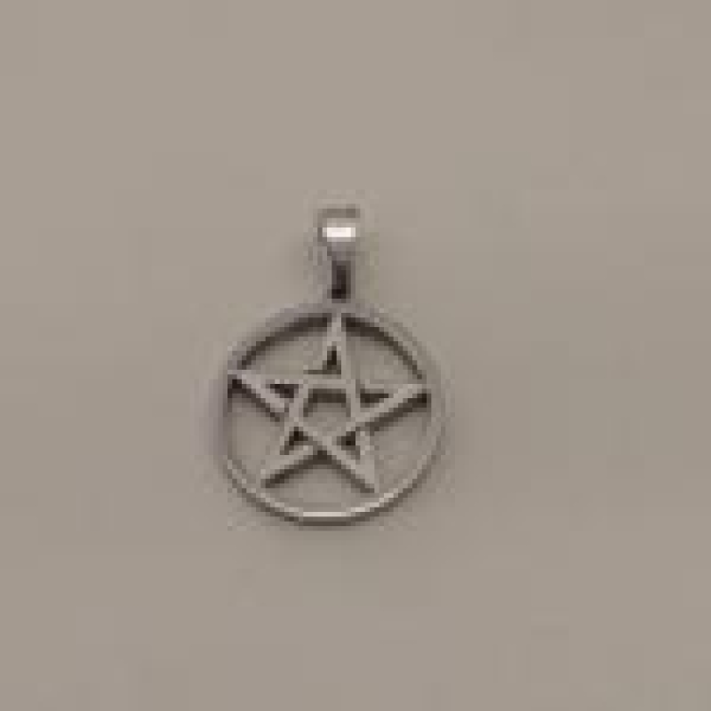 PINGENTE AÇO ESTRELA DE DAVI RDD 16MM