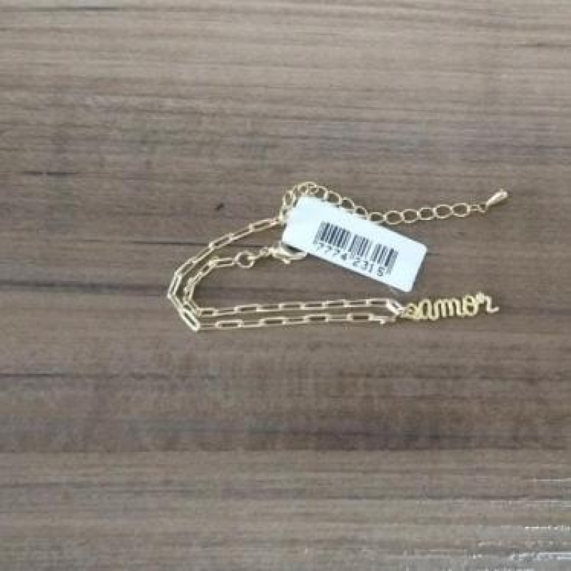 PL FO CARTIER 2MM PG AMOR PEND 16CM + ALONG