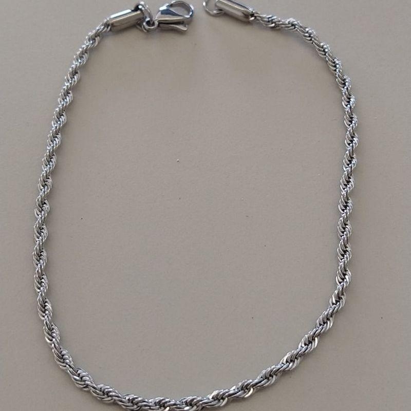 PULSEIRA ACO CORDÃO BAIANO 2MM 21CM