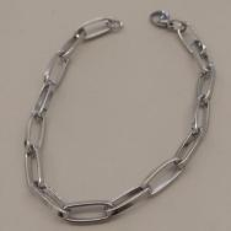 PULSEIRA AÇO ELOS  6MM 21CM