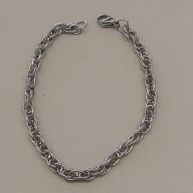 PULSEIRA AÇO  ELOS DUPLO 5MM 20CM