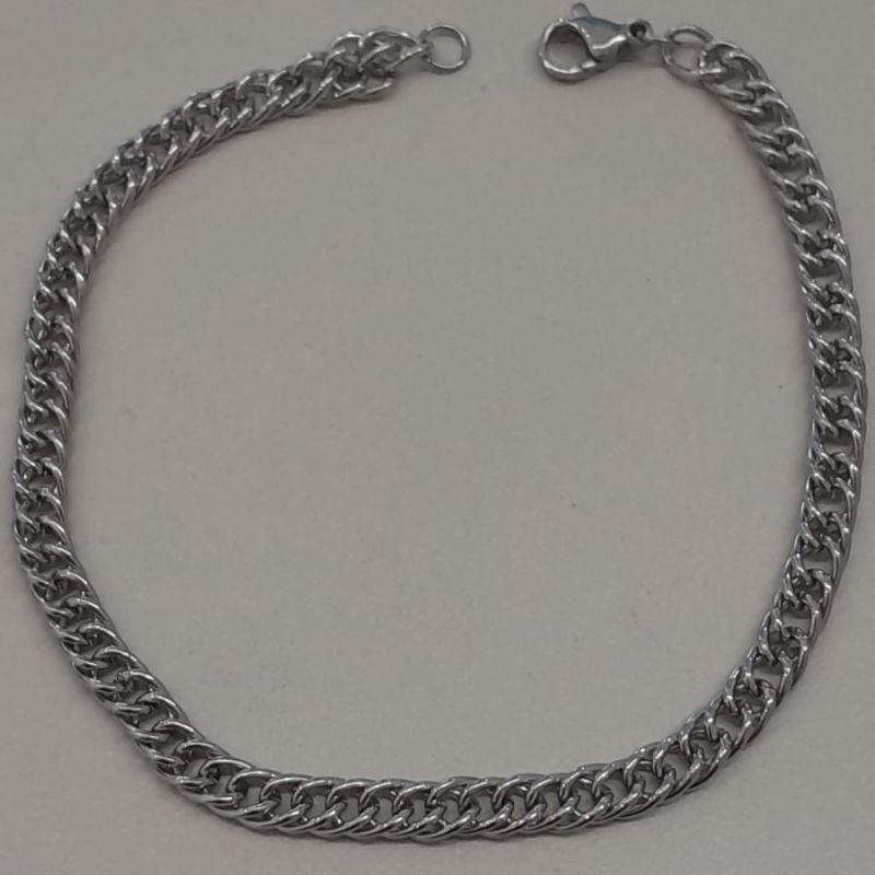 PULSEIRA ACO GRUME DUPLA 4MM 21CM