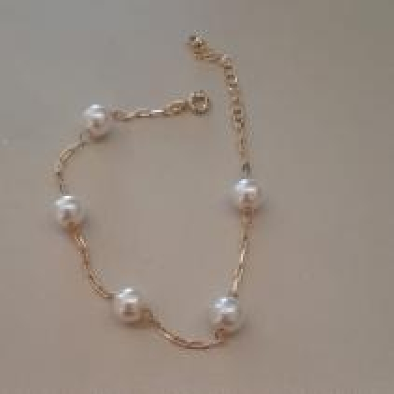 PULSEIRA FO 5 BOLAS 8MM CORR CARTIER 19CM +ALONG
