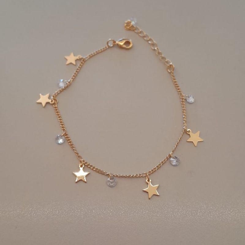 PULSEIRA FO 5 ESTRELA LISA 5 ZIRC RDD 17CM + ALONG
