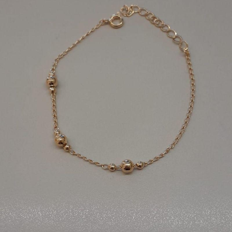 PULSEIRA FO 9 BOLA LISA CORR GRUME 17CM+ALONG