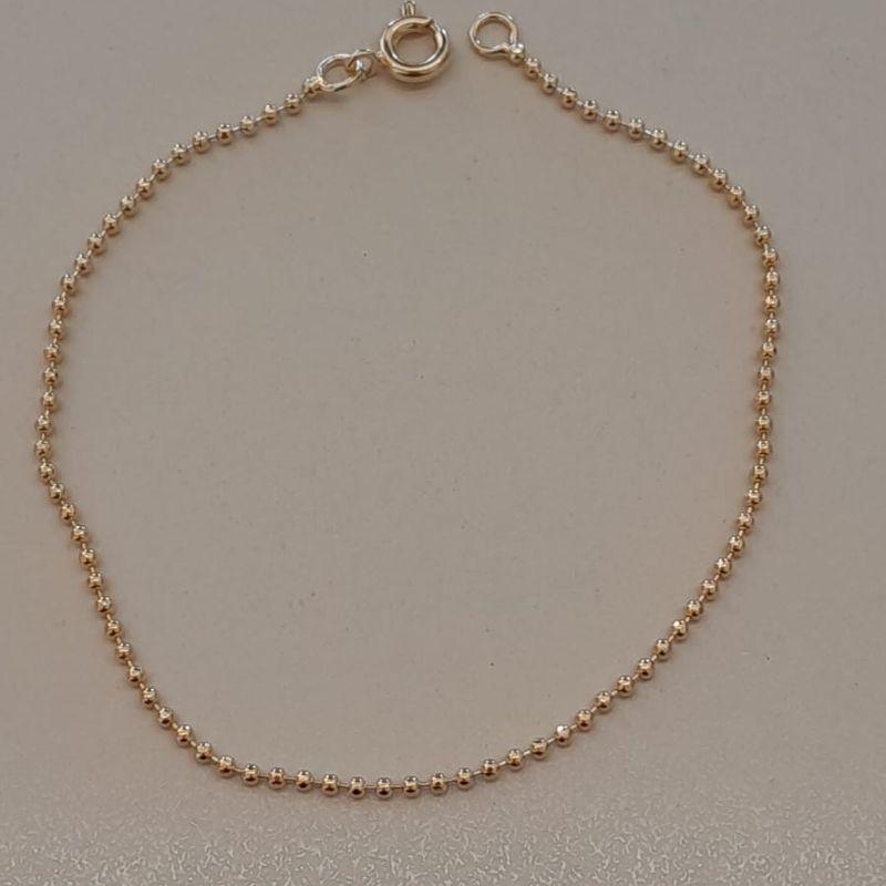 PULSEIRA FO BOLINHA LISA 1,2MM  18CM