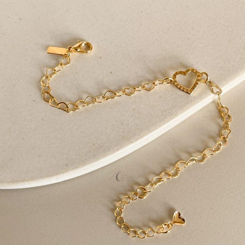 PULSEIRA FO CORA VAZ TRABALHADO MEIO 17CM + ALONG