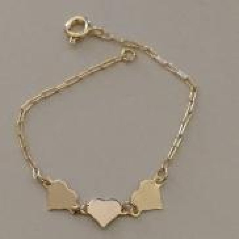 PULSEIRA FO INF 3 CORA CHAPA LISA CARTIER 13CM
