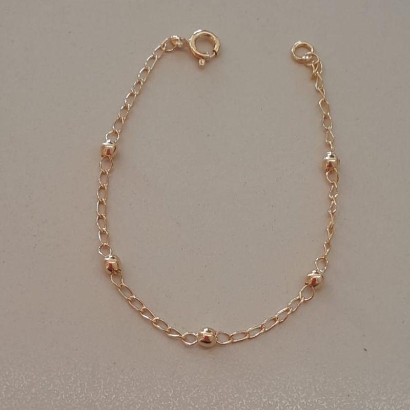 PULSEIRA FO INF 5 BOLA LISA 2,5MM ELOS 12CM