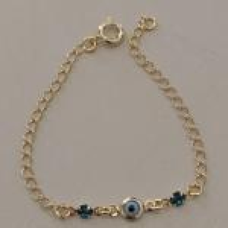 PULSEIRA FO INF OLHO GREGO 2 ZIRC GRUME 13CM